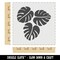 Monstera Leaves Trio Wall Cookie DIY Craft Reusable Stencil
